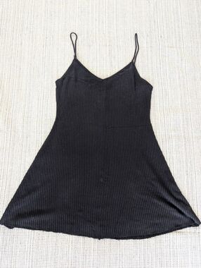 Reformation Black Strappy Sundress